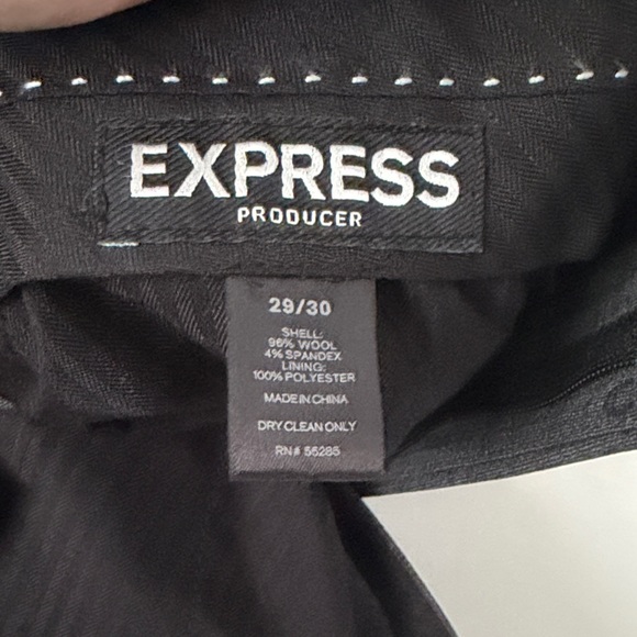 Express Charcoal Men's Suit - Picture 3 of 4